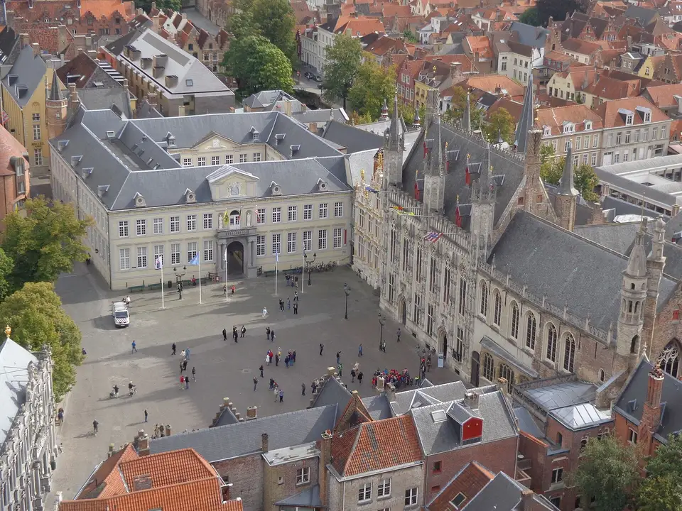 Burg square, Bruges