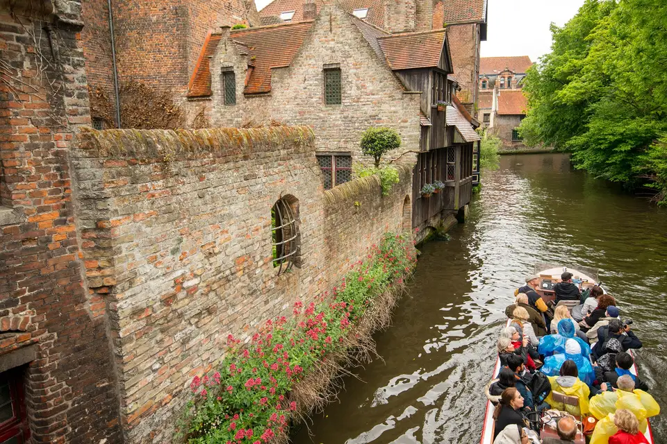 Canal boat tour, Bruges